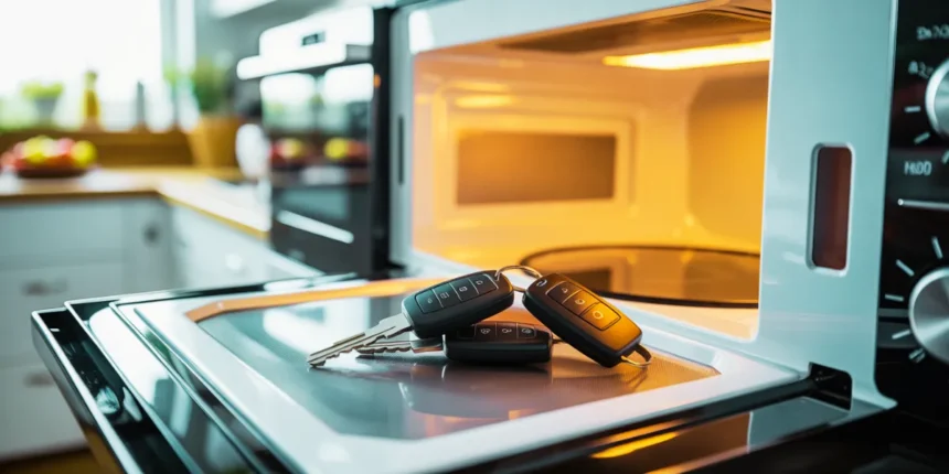 Pourquoi tout le monde range ses clés de voiture dans le micro-ondes (et c'est pas si bête)